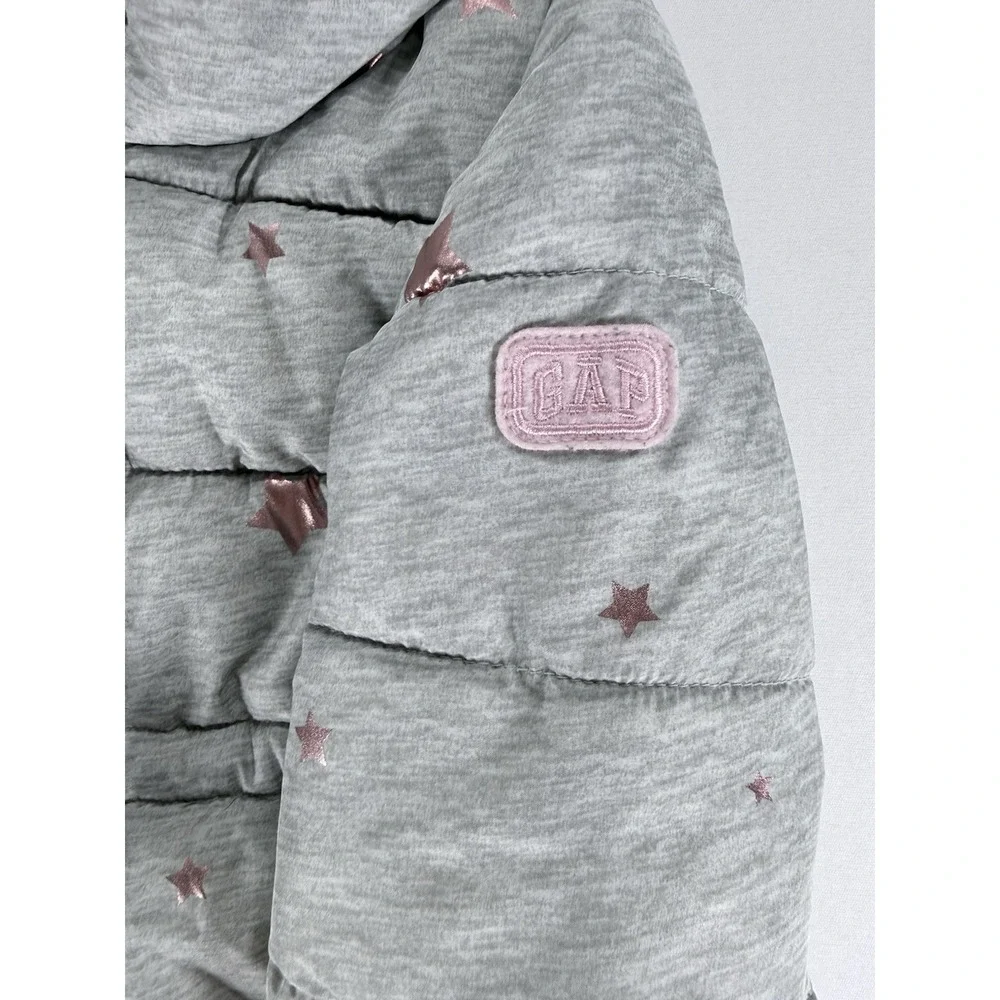 Baby GAP Girls ColdControl Max Hood Insulated Water Resistant Star Puffer 18-24M